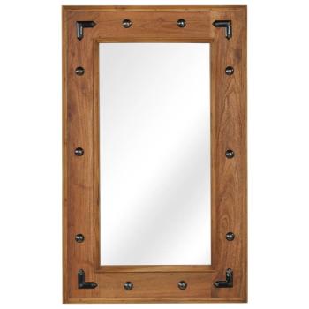 ARDEBO.de - Spiegel Akazienholz Massiv 50x80 cm