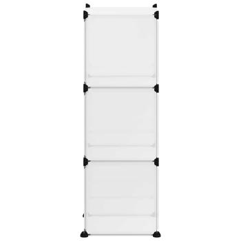 Regalsystem mit 6 Würfeln Transparent PP