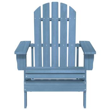 Adirondack-Gartenstuhl Massivholz Tanne Blau