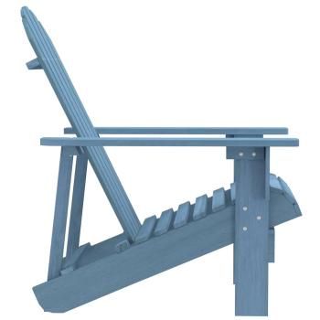 Adirondack-Gartenstuhl Massivholz Tanne Blau