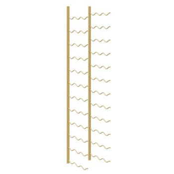 Wand-Weinregal für 36 Flaschen Golden Eisen