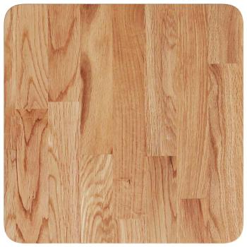 Tischplatte Quadratisch Hellbraun 40x40x2,5cm Behandelte Eiche