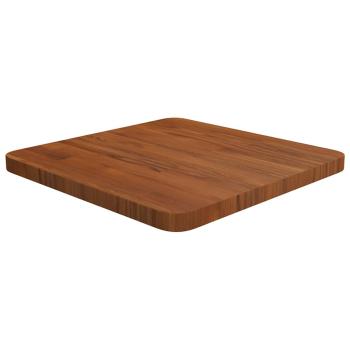 ARDEBO.de - Tischplatte Quadratisch Dunkelbraun 40x40x2,5cm Eiche Behandelt