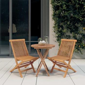ARDEBO.de - 3-tlg. Garten-Essgruppe Massivholz Teak