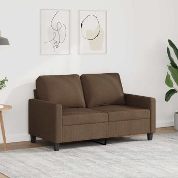 ARDEBO.de - 2-Sitzer-Sofa Braun 120 cm Stoff