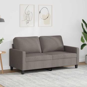 ARDEBO.de - 2-Sitzer-Sofa Taupe 140 cm Stoff