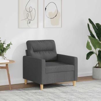 ARDEBO.de - Sofasessel Dunkelgrau 60 cm Stoff