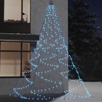 ARDEBO.de - LED-Wandbaum mit Metallhaken 720 LED Kaltweiß 5m Indoor Outdoor