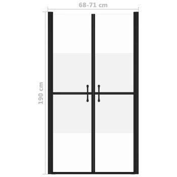 Duschtür Halb Matt ESG (68-71)x190 cm