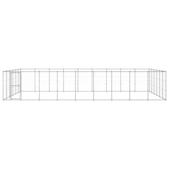 Outdoor-Hundezwinger Verzinkter Stahl 65,34 m²