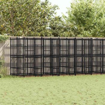 ARDEBO.de - Outdoor-Hundezwinger Stahl 16,59 m²