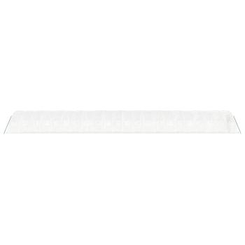 Gewächshaus mit Stahlrahmen Weiß 110 m² 22x5x2,3 m