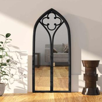 ARDEBO.de - Spiegel Schwarz 100x45 cm Eisen für den Innenbereich