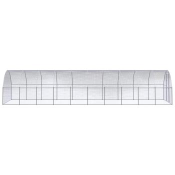 Outdoor-Hühnerstall 3x10x2 m Verzinkter Stahl