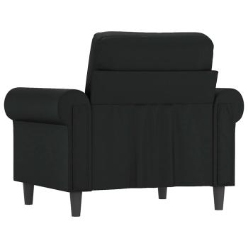 Sessel Schwarz 60 cm Kunstleder
