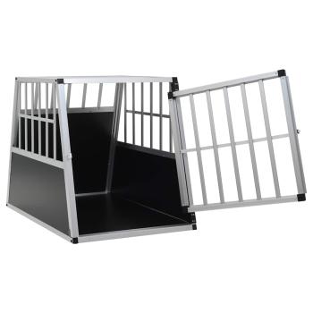 Hundetransportbox mit Einzeltür 65 x 91 x 69,5 cm