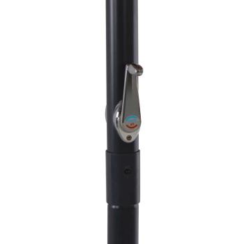 Sonnenschirm mit Aluminium-Mast 500 cm Taupe