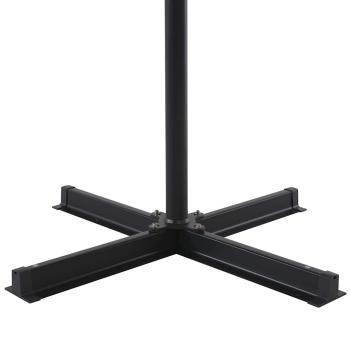 Sonnenschirm mit Aluminium-Mast 500 cm Taupe