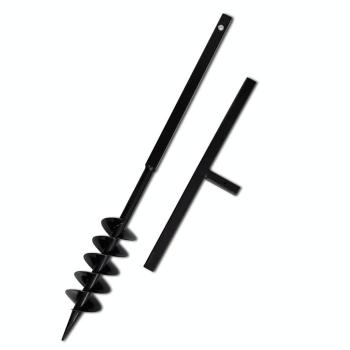 Erdbohrer mit Griff 100 mm Verl?ngerungsrohr 13 m