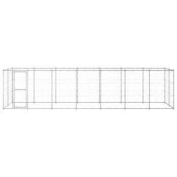 Outdoor-Hundezwinger Verzinkter Stahl 16,94 m²