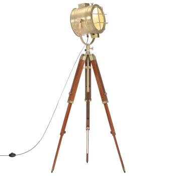 ARDEBO.de - Stehleuchte Dreibein Massivholz Mango 165 cm