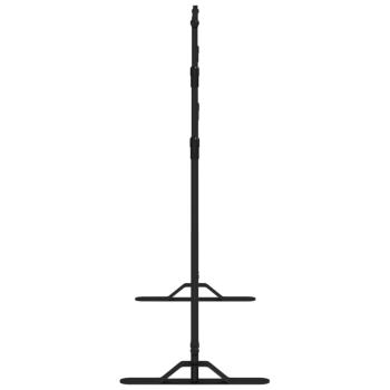 Hintergrundstative 2 Stk. Schwarz 254x243 cm Stahl