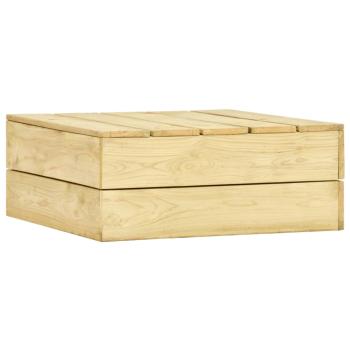 2-tlg. Garten-Lounge-Set mit Kissen Kiefernholz Imprägniert