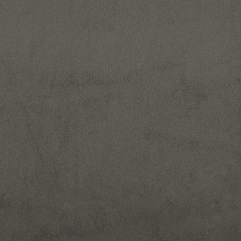 Kopfteil mit Ohren Dunkelgrau 203x16x78/88 cm Samt