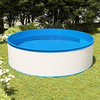 ARDEBO.de - Planschbecken mit Einhängeskimmer und Pumpe 350x90 cm Weiß
