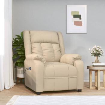 ARDEBO.de - Relaxsessel Elektrisch Creme Stoff