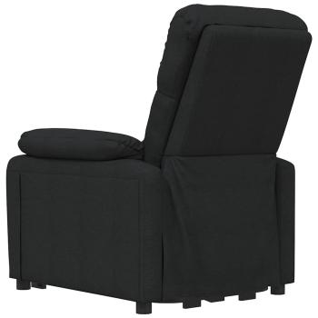 Massagesessel Elektrisch Schwarz Stoff