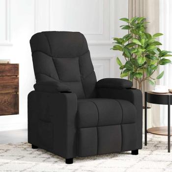 ARDEBO.de - Massagesessel Schwarz Stoff