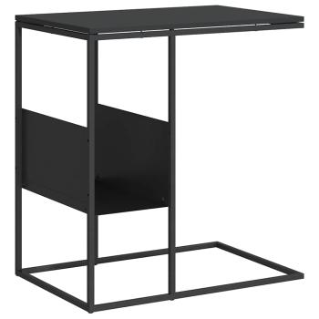 Beistelltisch Schwarz 55x36x59,5 cm Holzwerkstoff