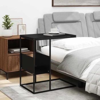 Beistelltisch Schwarz 55x36x59,5 cm Holzwerkstoff
