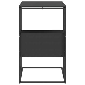 Beistelltisch Schwarz 55x36x59,5 cm Holzwerkstoff