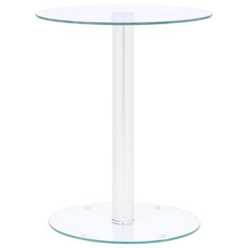 ARDEBO.de - Couchtisch Transparent 40 cm Hartglas
