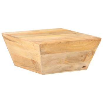 ARDEBO.de - Couchtisch V-Form 66x66x30 cm Mango Massivholz