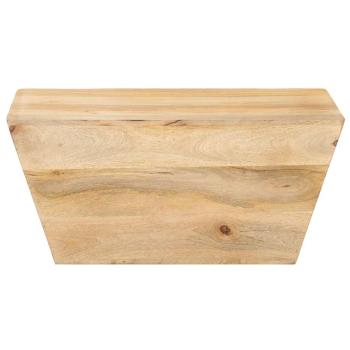 Couchtisch V-Form 66x66x30 cm Mango Massivholz