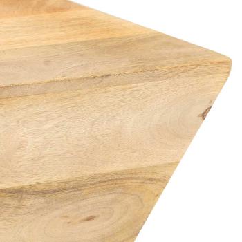 Couchtisch V-Form 66x66x30 cm Mango Massivholz
