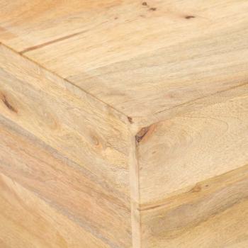 Couchtisch V-Form 66x66x30 cm Mango Massivholz