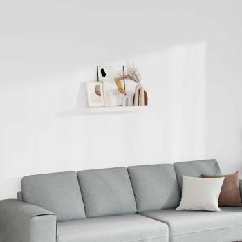 ARDEBO.de - Schweberegal Weiß 80x23,5x3,8 cm MDF