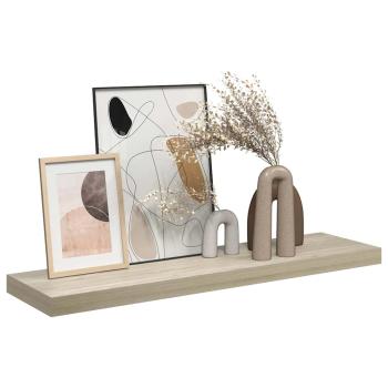 Schweberegal Eichen-Optik 90x23,5x3,8 cm MDF