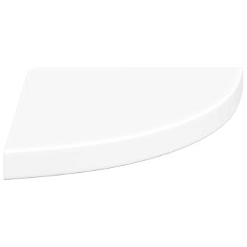 Eck-Schweberegale 4 Stk. Wei? 35x35x3,8 cm MDF