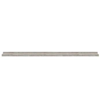 Wandregale 4 Stk. Betongrau 100x9x3 cm