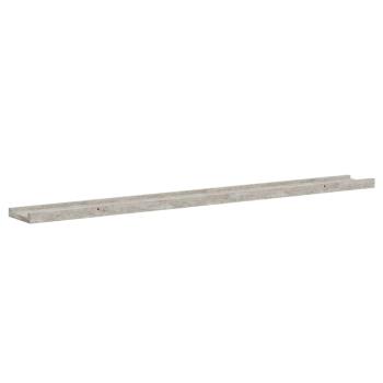 Wandregale 4 Stk. Betongrau 100x9x3 cm