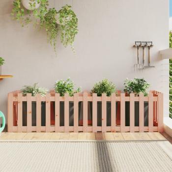 ARDEBO.de - Hochbeet Lattenzaun-Design 200x50x50 cm Massivholz Douglasie