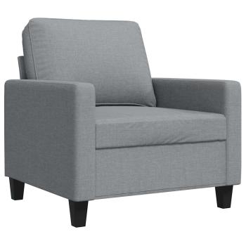 Sofasessel Hellgrau 60 cm Stoff