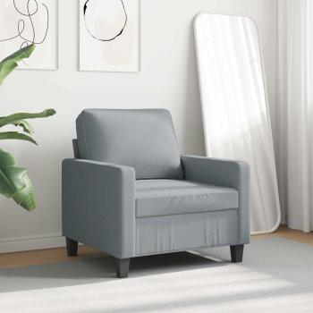 Sofasessel Hellgrau 60 cm Stoff