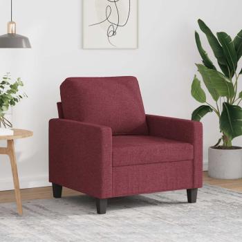 ARDEBO.de - Sessel Weinrot 60 cm Stoff