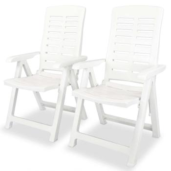 3-tlg. Bistro-Set Kunststoff Weiß